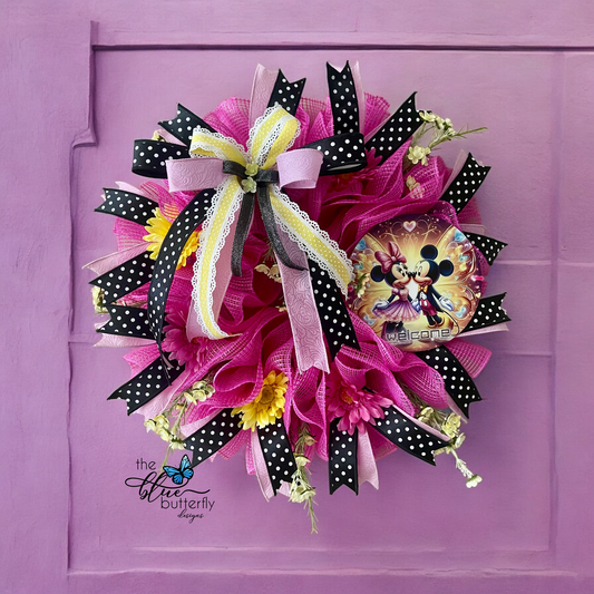 Welcome Mouse Wreath