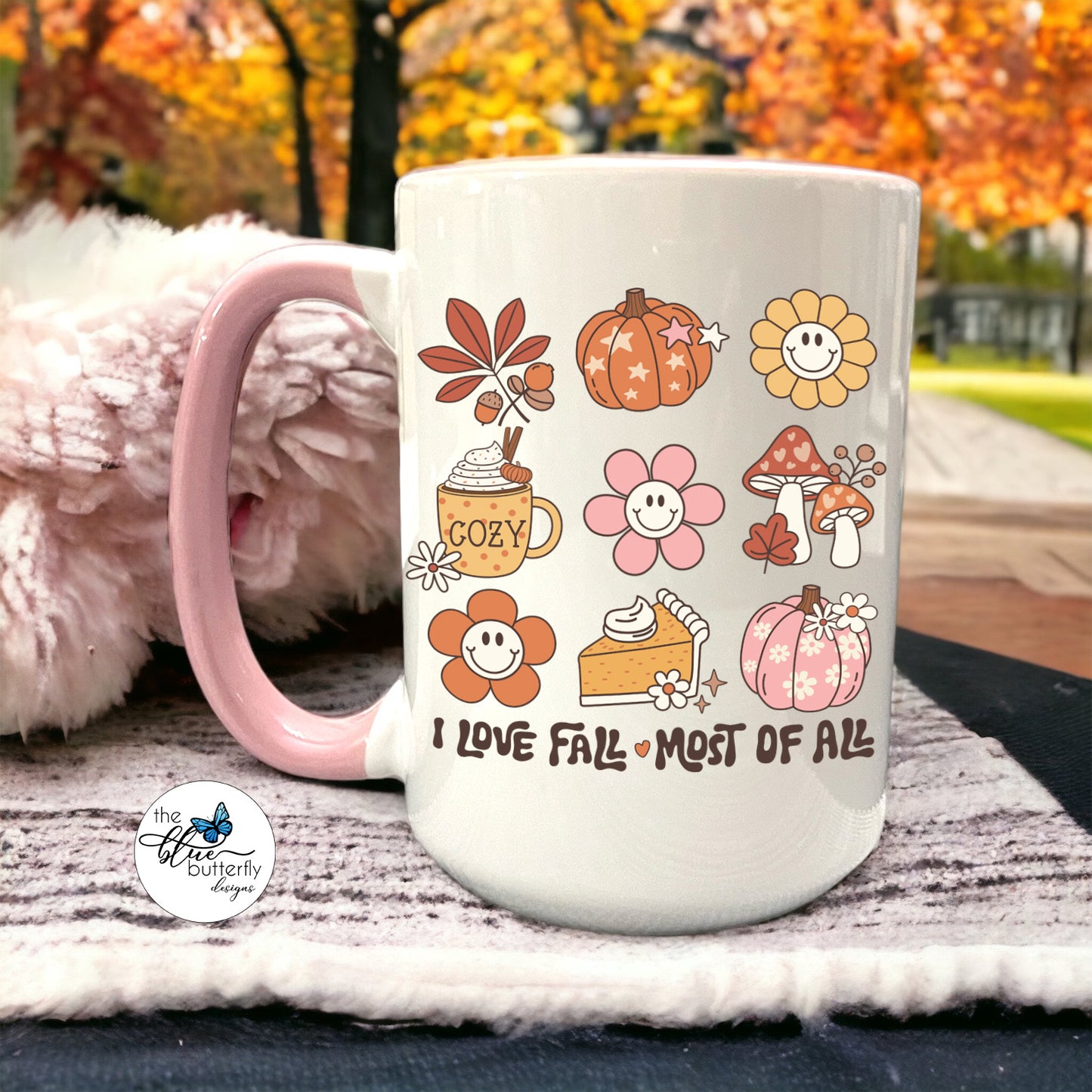 Love Fall Most of All Mug