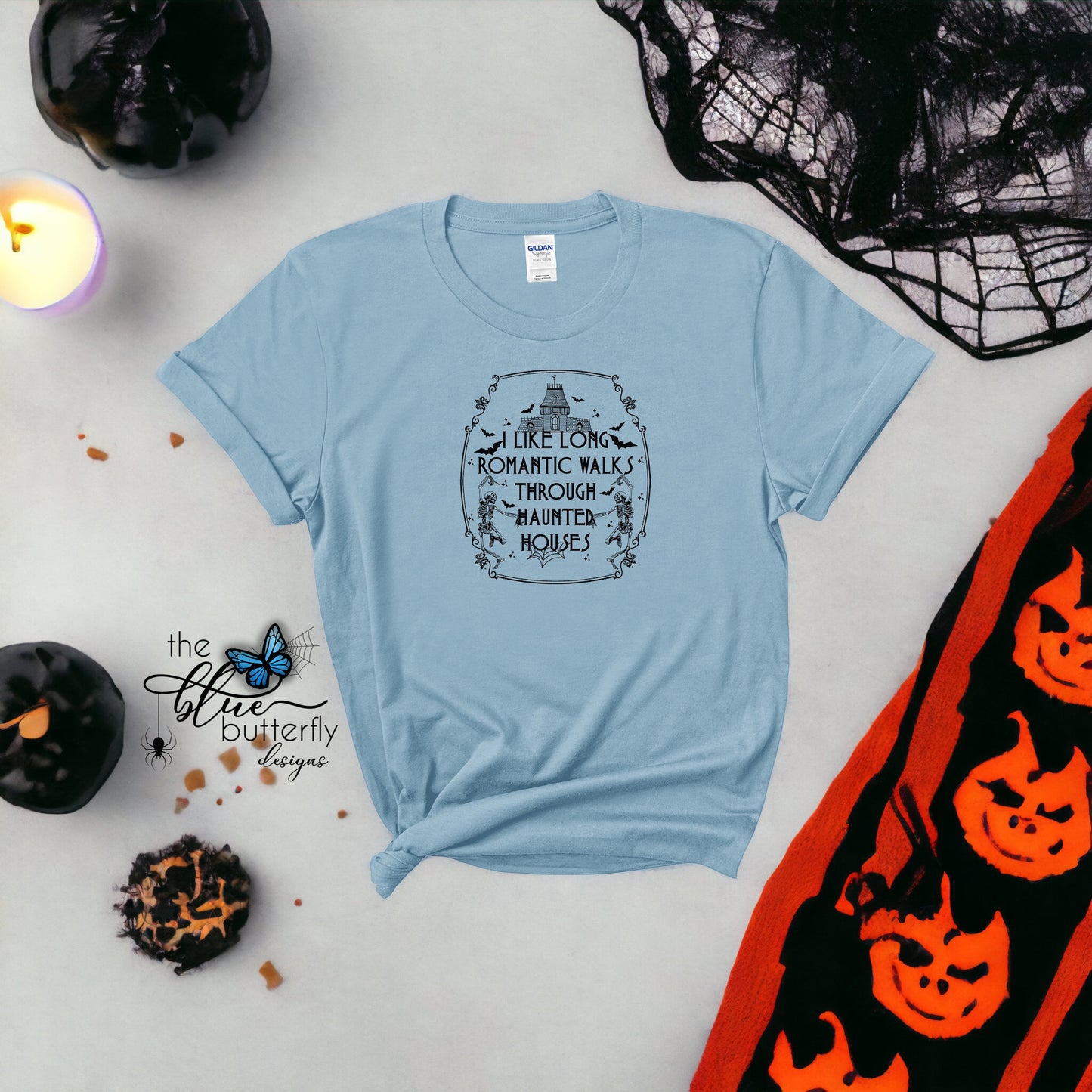 Romantic Walks Through Haunted Houses T-Shirt