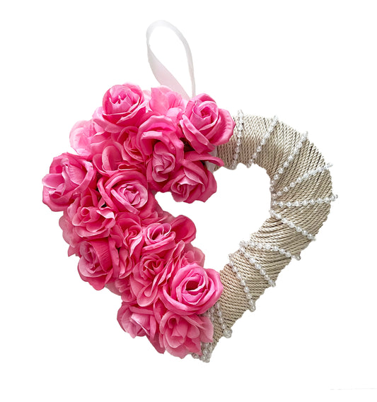 Heart Rose Wreath