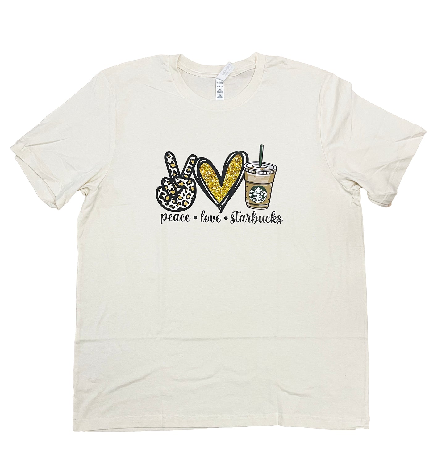 Peace, Love, Starbucks T-Shirt