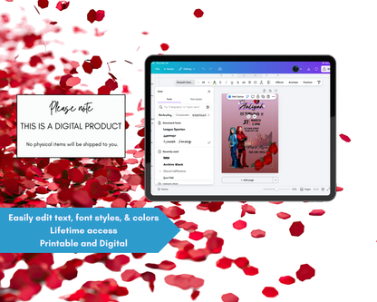 Red Birthday Invitation