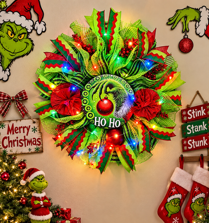 Gr!nch Wreath