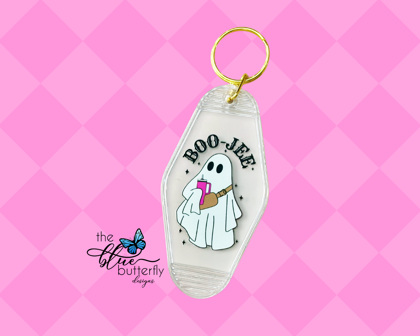 Boo-Jee Keychain (CLEAR)