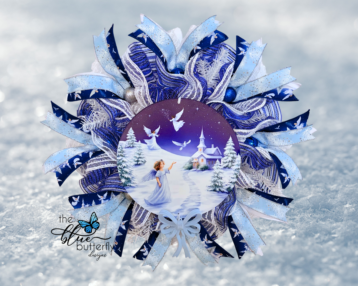 Angel Christmas Wreath