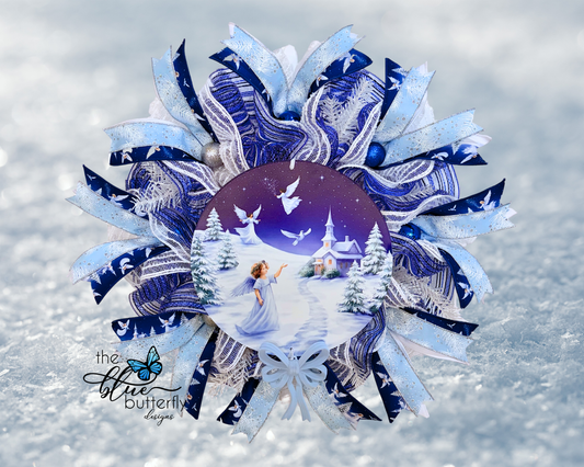 Angel Christmas Wreath