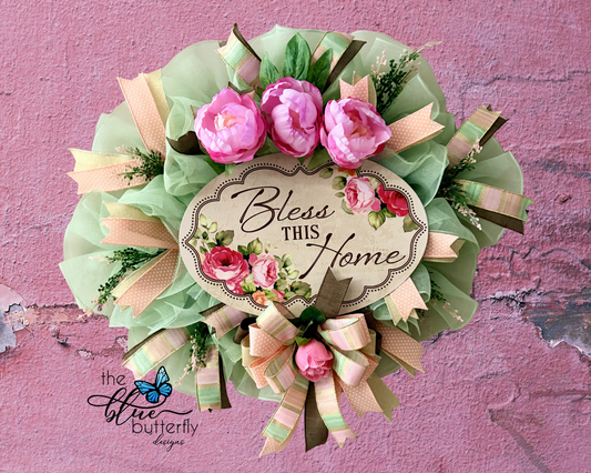 Bless This Home Wreath