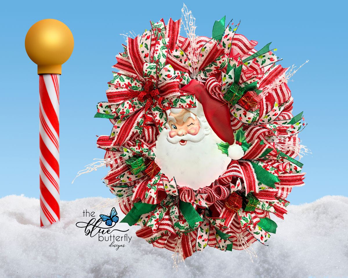 Santa Wreath