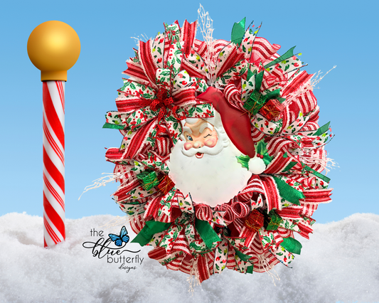 Santa Wreath