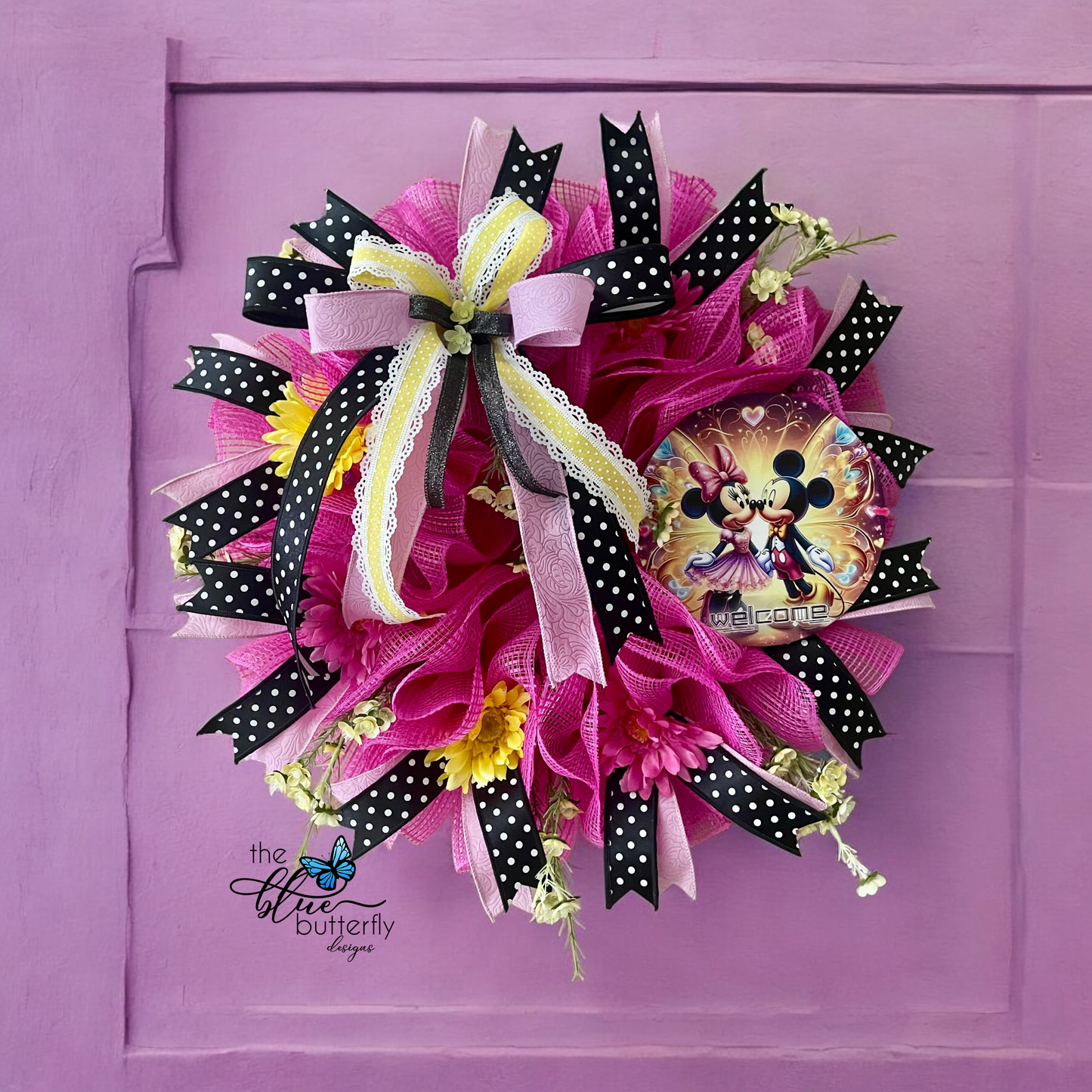 Welcome Mouse Wreath