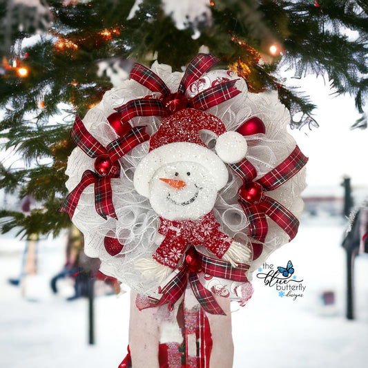 Mr. Snowman Wreath